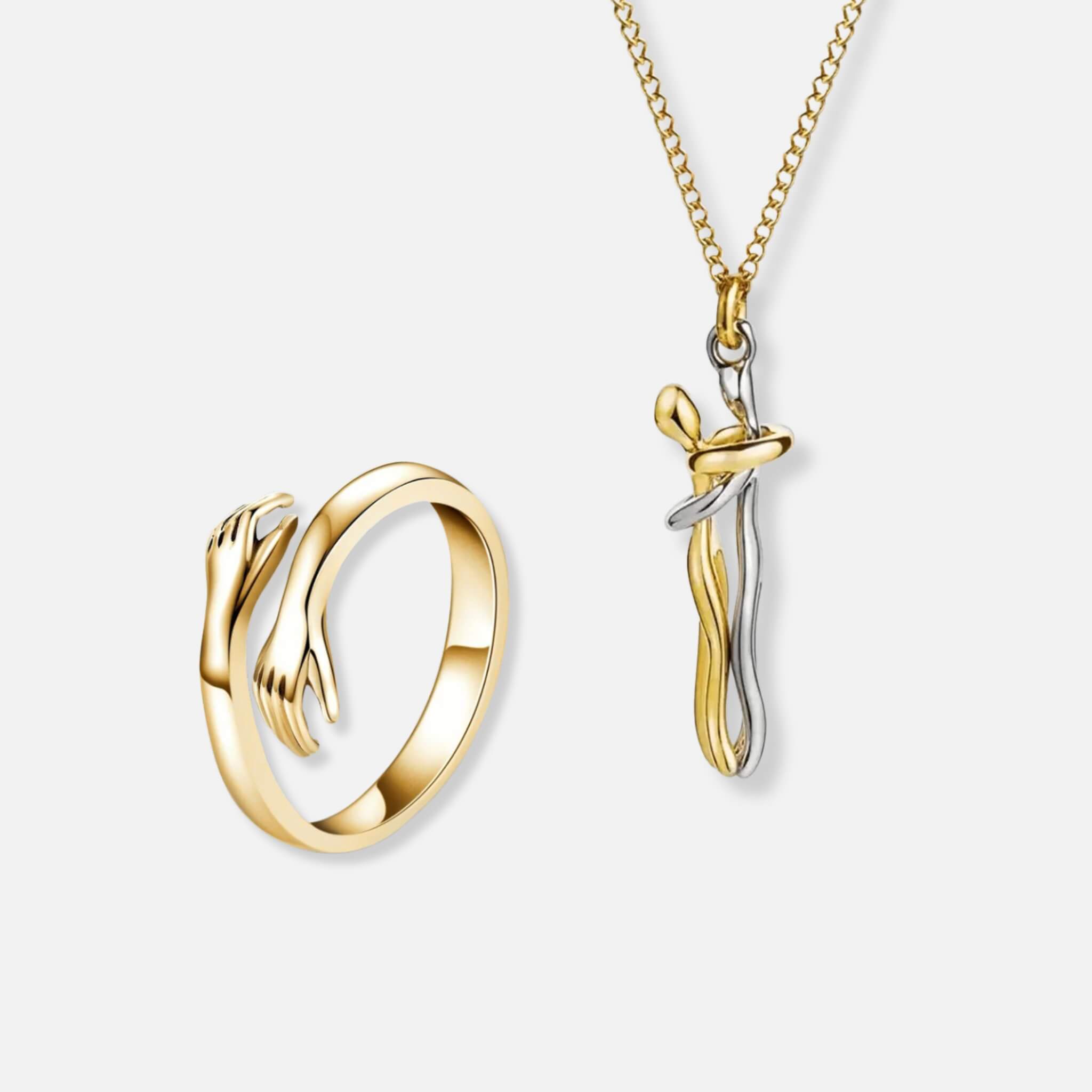 Hug Ring &amp; Hug Necklace