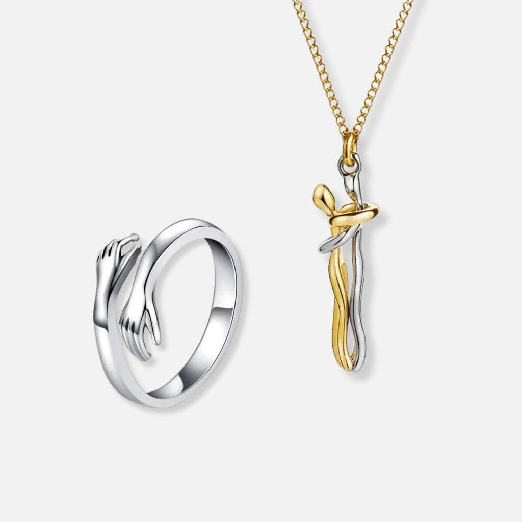 Hug Ring &amp; Hug Necklace