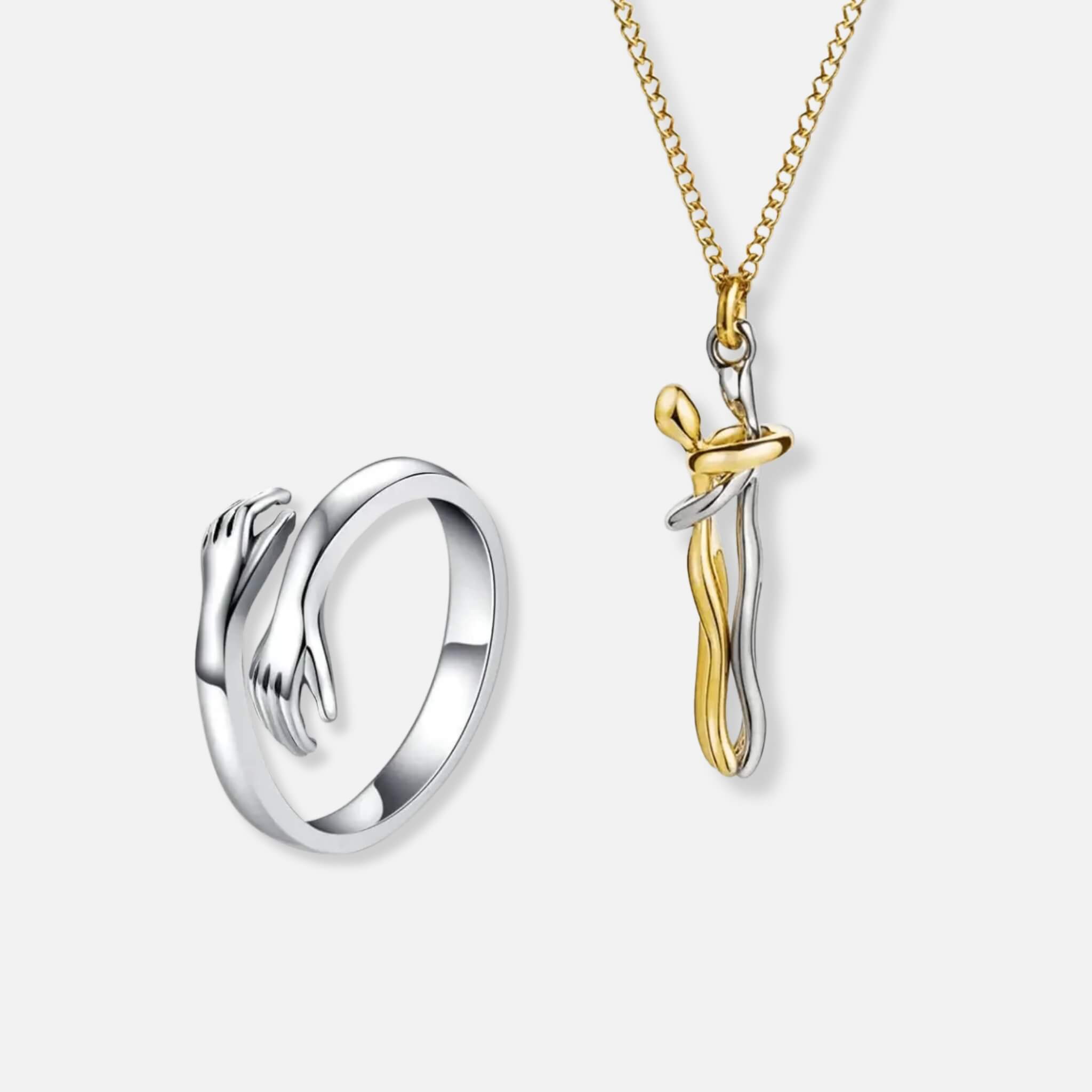 Hug Ring &amp; Hug Necklace