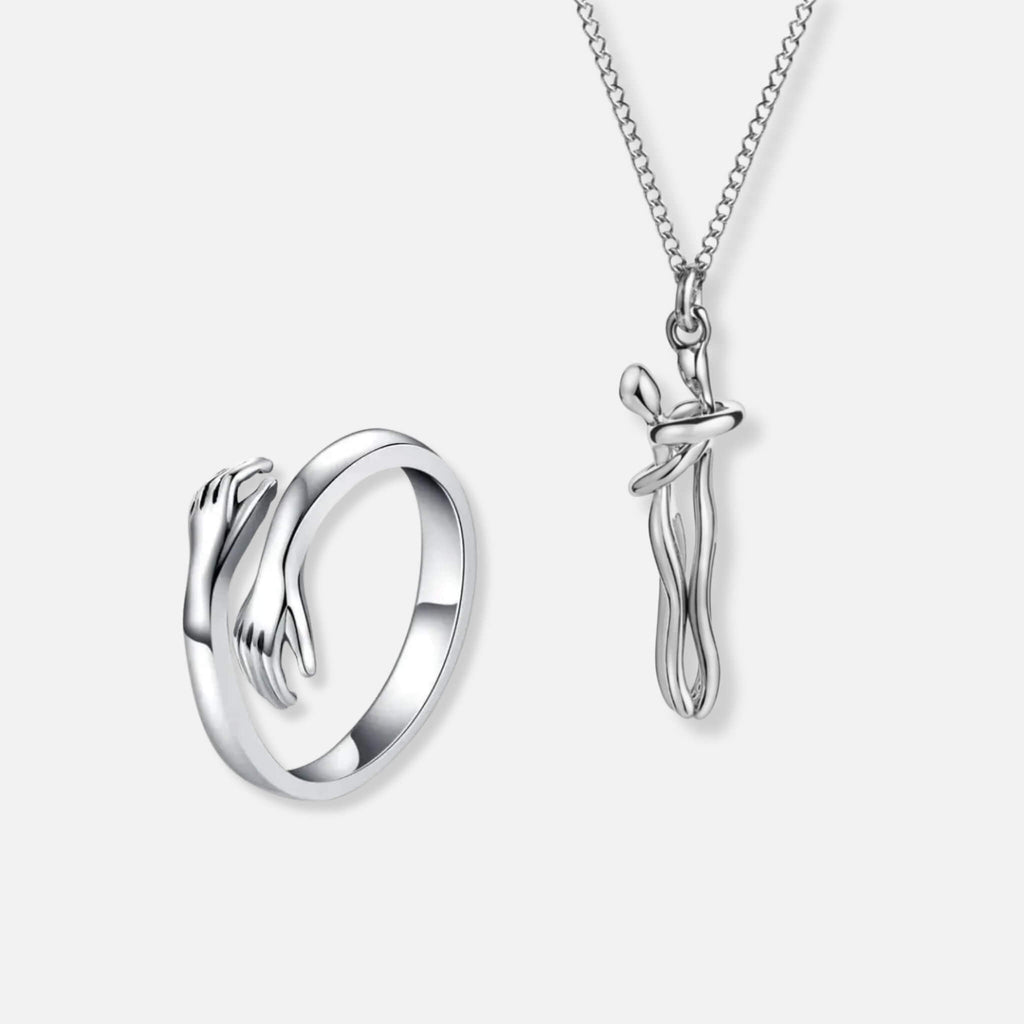 Hug Ring &amp; Hug Necklace