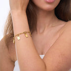 Personalized charm bracelet