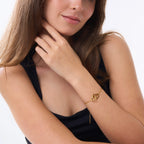 Personalized Heart Bracelet