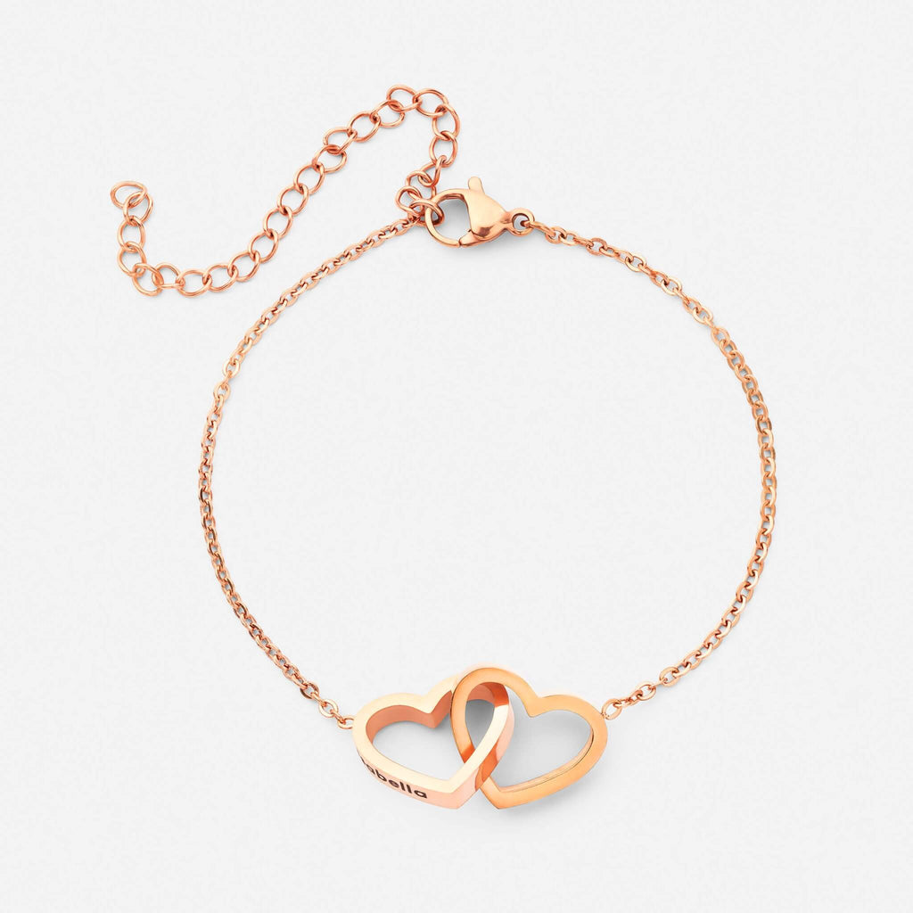 Personalized Heart Bracelet