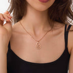 Personalisierte Tropfen-Halskette