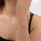 Personalisiertes Stab Armband mit Kristallen