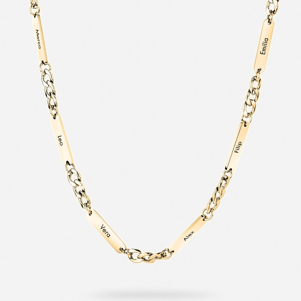 Personalisierte Namensplättchen-Halskette