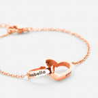 Personalized Heart Bracelet