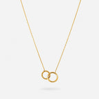 Double hoop necklace
