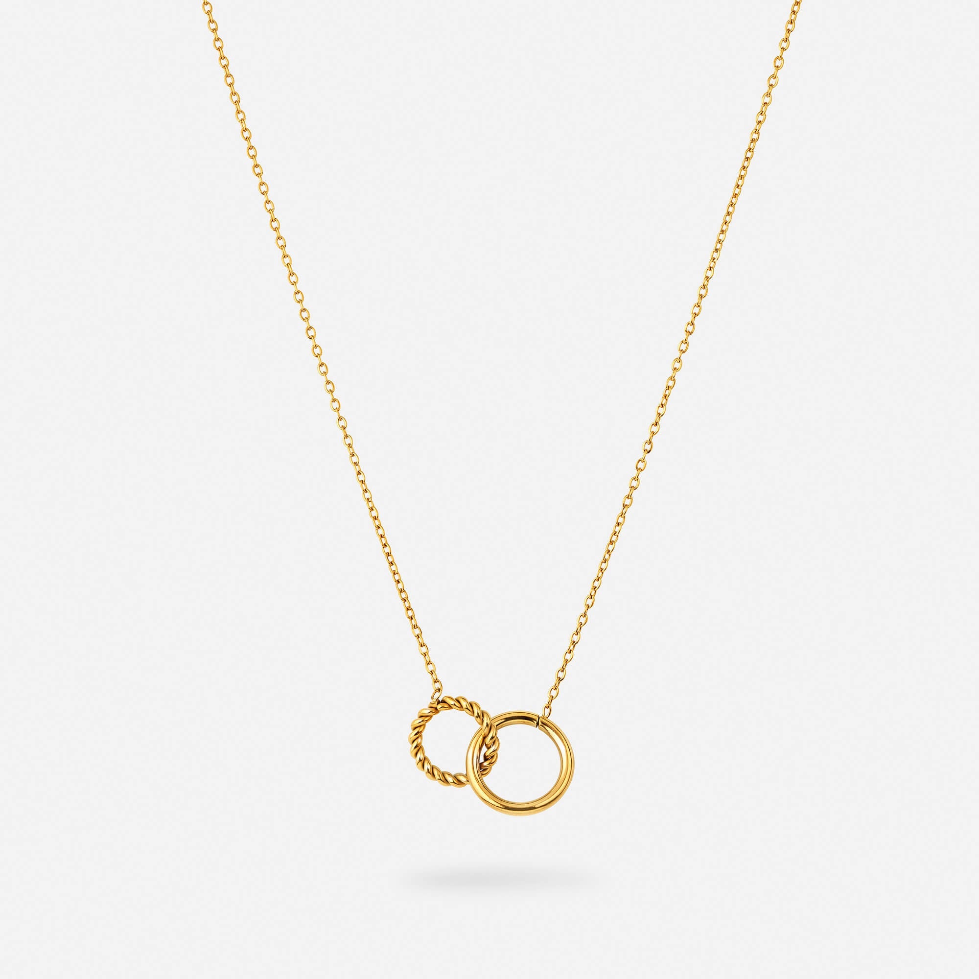 Doppelte Creolen-Halskette