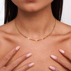 Feine Gliederhalskette