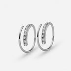 Crystal Double Earrings