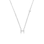 Buchstaben-Halskette mit Stein