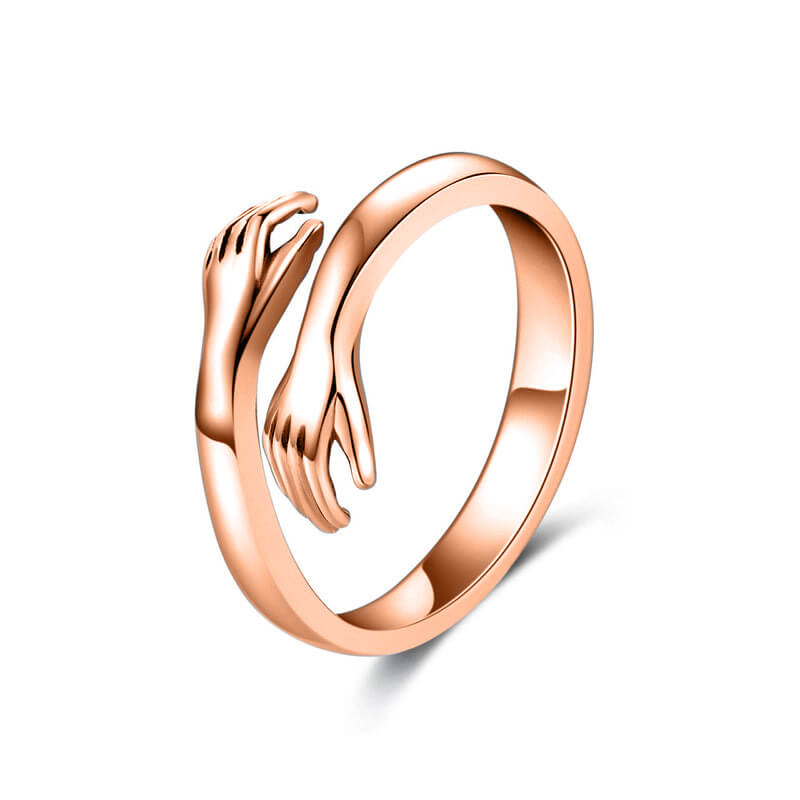 Umarmungs Ring Roségold