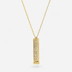 Personalized message necklace