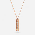 Personalized message necklace