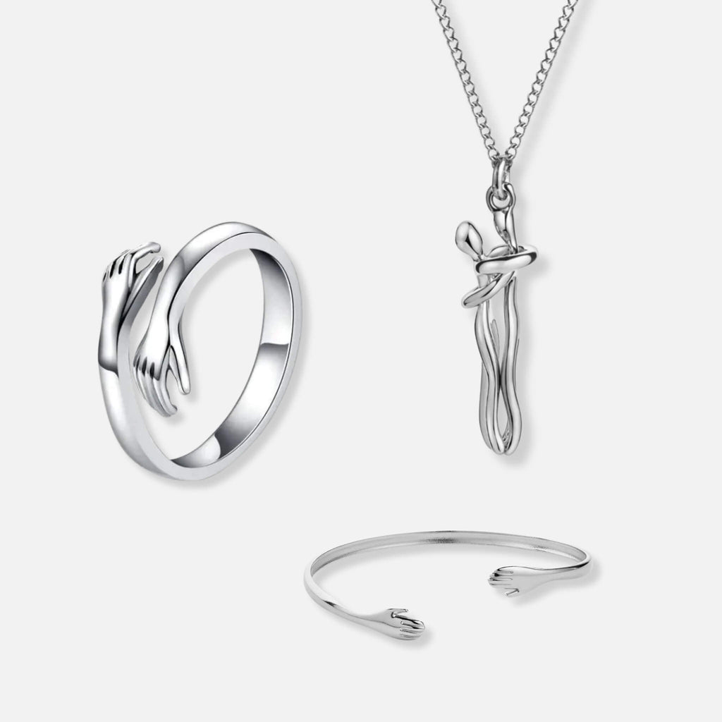 Umarmungs Ring, Umarmungs Halskette & Umarmungs Armband
